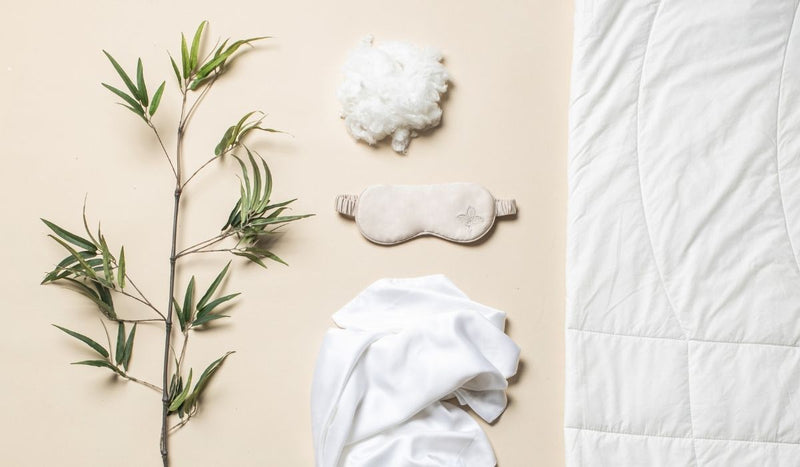 Eco‑friendly bamboo and plant fiber materials showcased for design study.