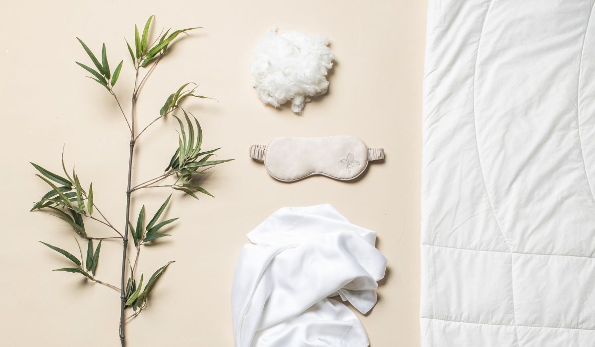 Eco‑friendly bamboo and plant fiber materials showcased for design study.