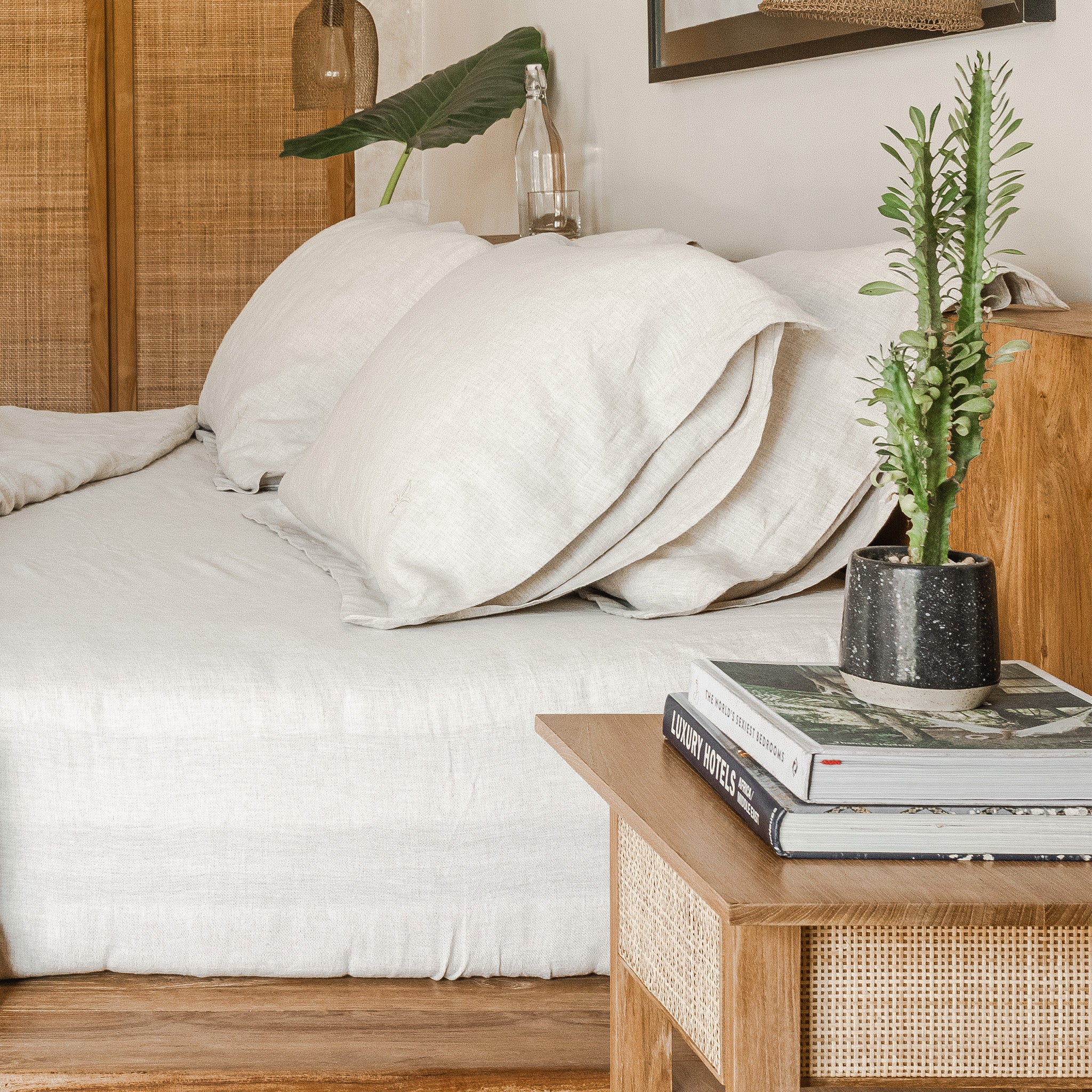 Fitted top sheet linen